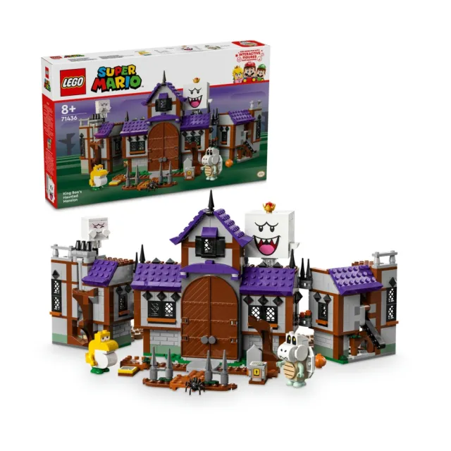 【LEGO 樂高】超級瑪利歐系列 71436 害羞幽靈王的鬼屋(互動式遊戲 任天堂 碎碎龜 禮物)
