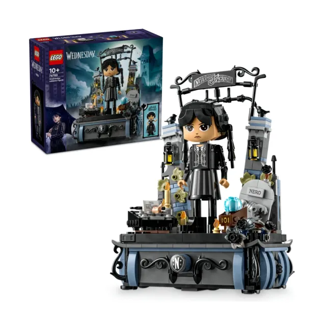 【LEGO 樂高】星期三系列 76780 星期三阿達玩偶(Wednesday 模型 居家擺設 禮物)