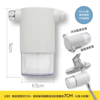 【CHINDAO 清島牌】韓式潔淨款沐浴過濾器替換濾芯(6入濾芯)