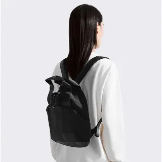 【The North Face 官方旗艦】北面男女款黑色DWR防潑水大容量休閒後背包｜81DV4H0