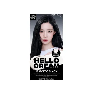 【魅尚萱 官方直營】HELLO CREAM染髮霜 120g(神秘黑)