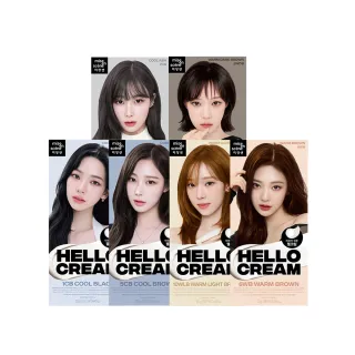 【魅尚萱 官方直營】HELLO CREAM染髮霜 125g x2(全系列)
