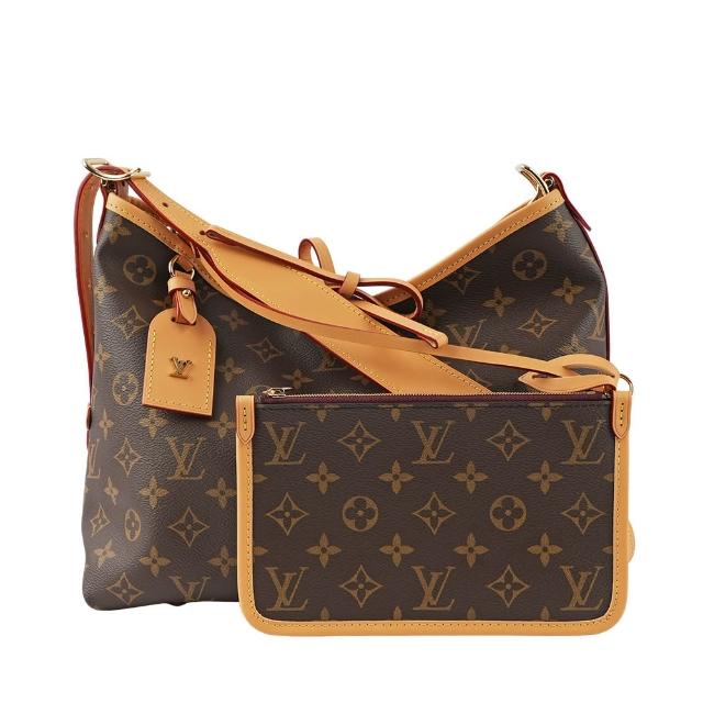 【Louis Vuitton 路易威登】Monogram CarryAll PM 塗層帆布肩背包(M46203)