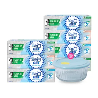 【DARLIE 好來】全亮白極緻酵素牙膏120gX7入(晨曦雪松/白桃花香/清新薄荷)