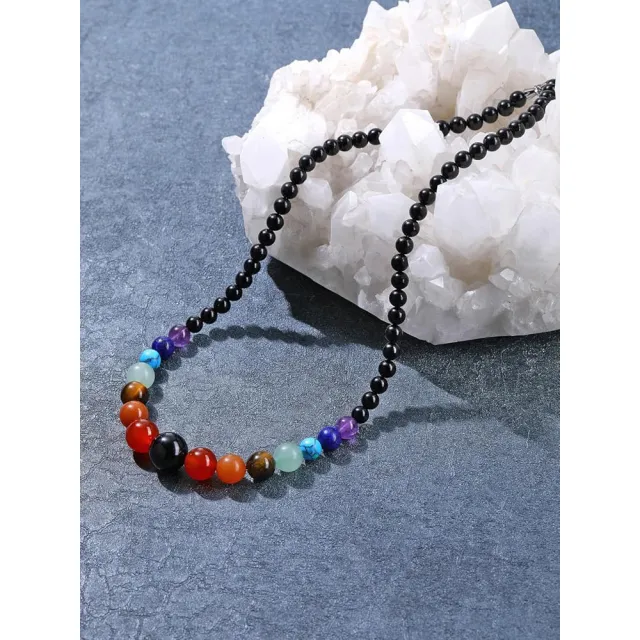 【禧禧珠寶】七脈輪寶石項鍊