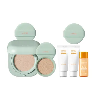 【LANEIGE 蘭芝】Neo型塑光感/霧感氣墊EX 15g*2(SPF46 PA++ / 1盒2蕊 #小方塊 隔離霜 防曬 官方直營)