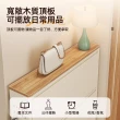 【慢慢家居】預計10/21前出貨 免安裝木頂超薄翻斗鋼製鞋櫃-65面寬(三層鞋櫃 拉門鞋櫃 收納鞋櫃 鞋架)