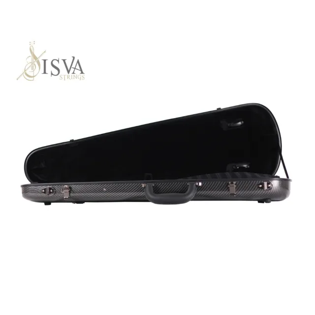 【ISVA Strings】Fancy K.碳纖小提琴盒 幻影黑 登機首選 輕體設計1.5kg (年度最低價｜防水硬盒限時七折)