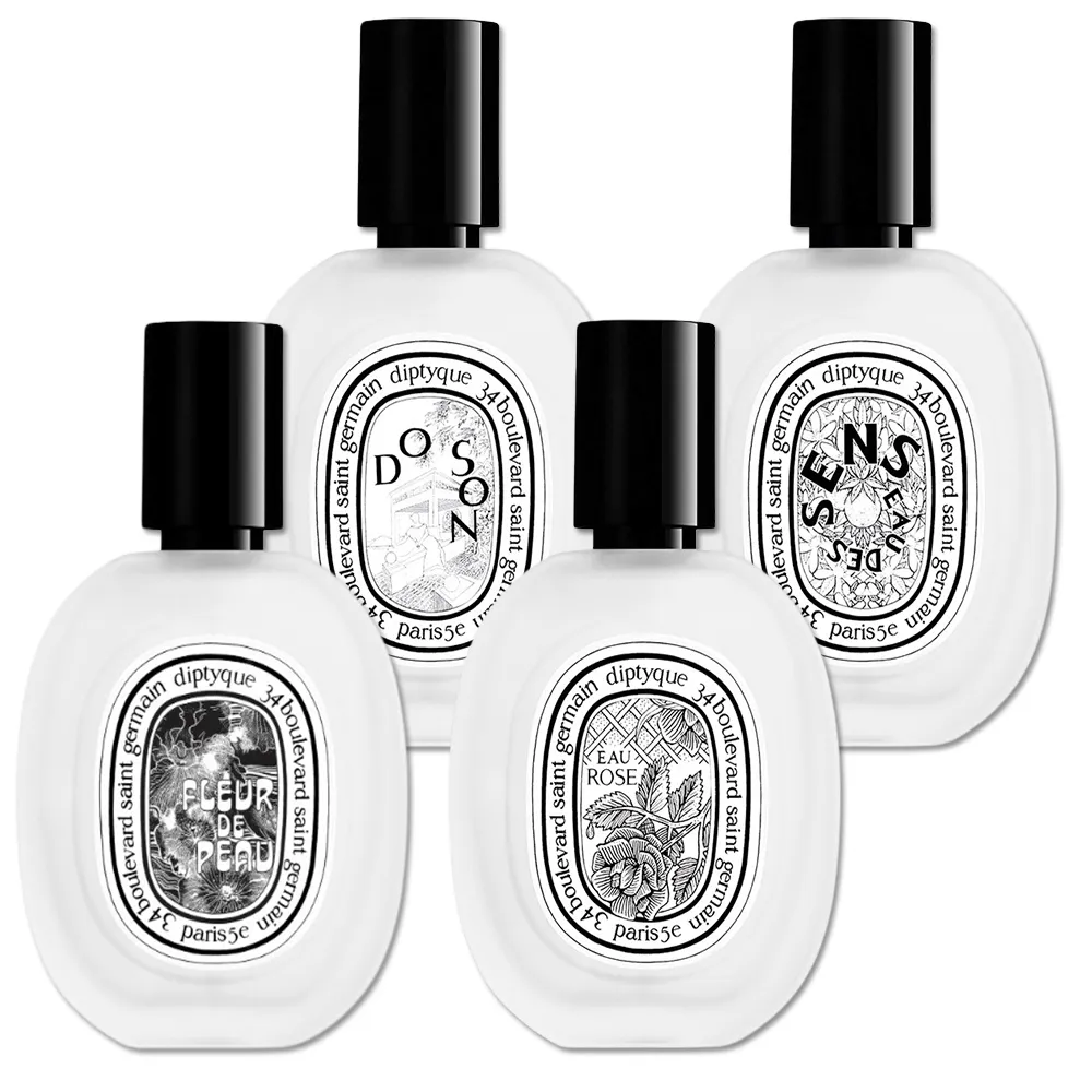 即期品【Diptyque】髮香噴霧30ml任選1款(杜桑/感官之水/肌膚之華/玫瑰之水-國際航空版)