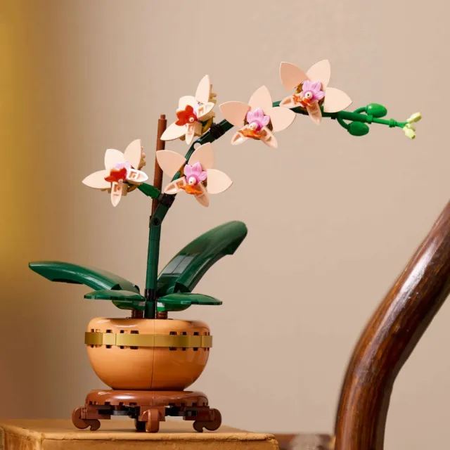 【LEGO 樂高】Botanicals 10343 迷你蘭花(居家擺設 花藝植栽 節慶禮物 玩具模型 母親節)
