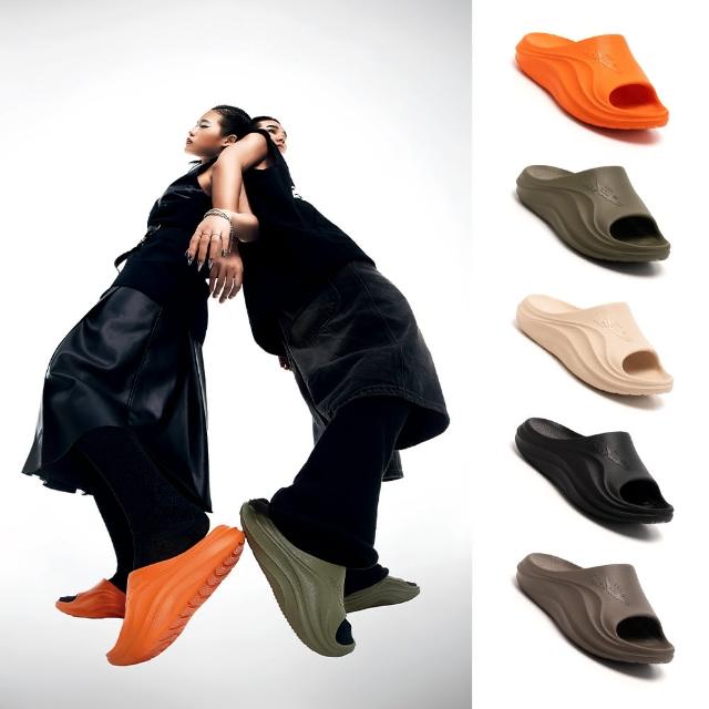 【母子鱷魚】-官方直營-緩震回彈空氣拖(多色任選-男鞋女鞋)
