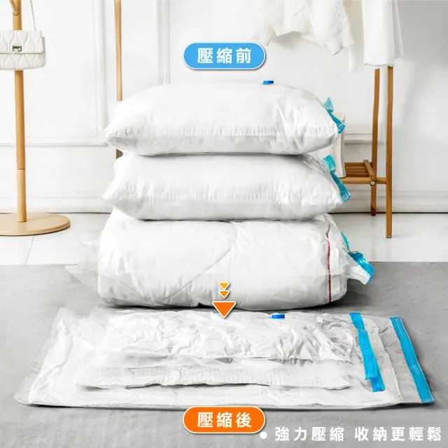【ONE HOUSE】收納趣真空壓縮袋/旅行收納袋_3件套加厚款(中+大+特大)