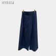 【JESSICA】舒適百搭亞麻棉質顯瘦長寬褲J53202（藏藍）