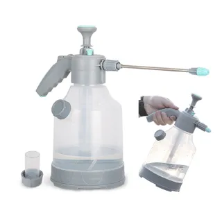 【kingkong】透明側開氣壓式噴壺3L 噴水壺 園藝澆花噴霧器