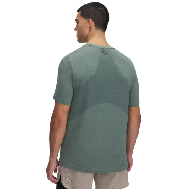 【UNDER ARMOUR】UA 男 Vanish Seamless 短袖T-Shirt_1382801-348(灰綠色)