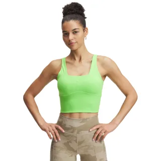 【UNDER ARMOUR】UA 女 Pjt Rock Bra 背心_1389714-362(螢光綠色)
