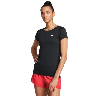 【UNDER ARMOUR】UA 女 Tech Mesh 短袖T-Shirt_1328964-002(黑色)