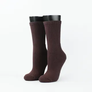 【FOOTER】素面輕壓力高筒襪(T99-摩卡)