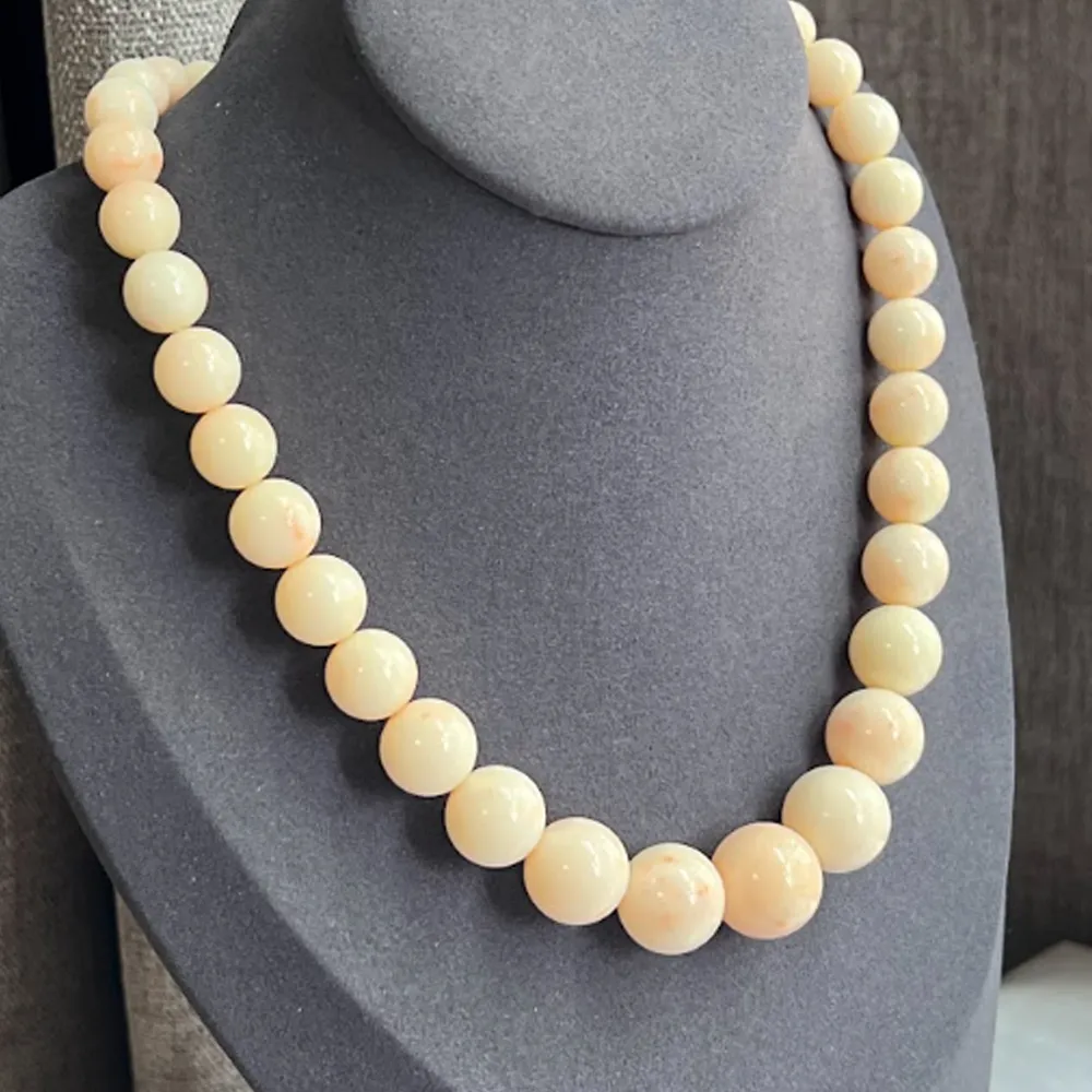 【KARAT】日本嬰兒肌膚珊瑚 項鍊(8-15MM)