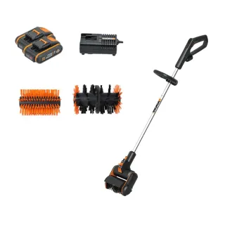 【WORX 威克士】20V 鋰電洗地刷WG441E.1(洗地機  刷地機 電動地刷 鋰電洗地刷 刷洗二合一 家用清洗機)