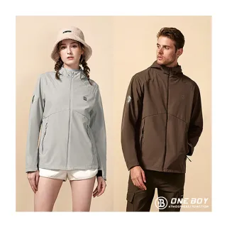 【ONE BOY】男款-機能防水防風透氣軟殼衝鋒衣(N232385)