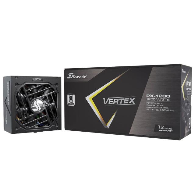 【Seasonic 海韻】VERTEX PX-1200 ATX3 白金/全模 電源供應器(VERTEX PX1200 白金 全模 電源 ATX3.1)