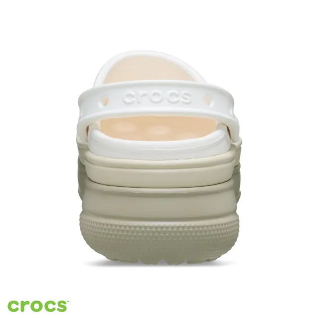 【Crocs】中性鞋 經典堆堆洞洞鞋 Stacked Clog克駱格(211355-001/211355-0WV)