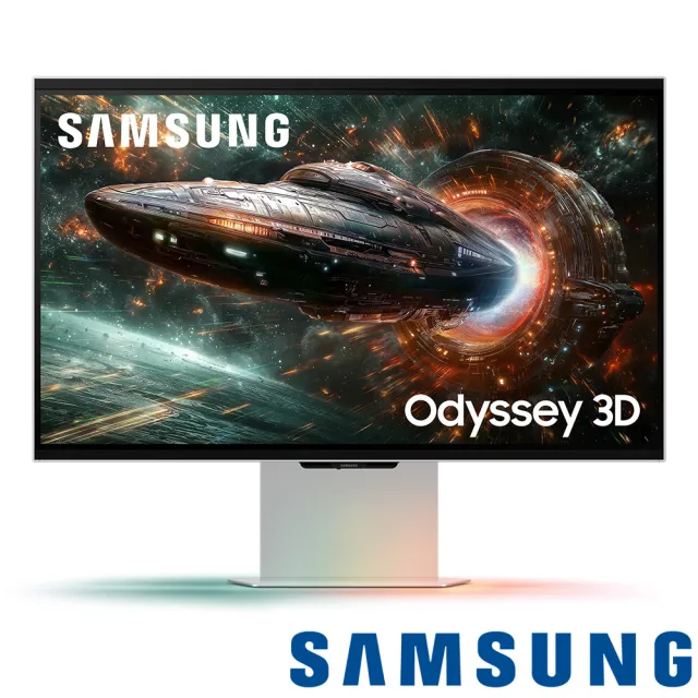 【Samsung 三星】S27FG900XC Odyssey 裸視3D身歷其境立體感(27型/AI-3D轉換/4K/165Hz/裸視3D電腦螢幕)