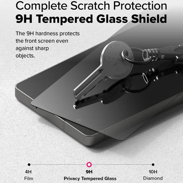 【Ringke】三星 Galaxy S25 / S24 / Plus / Ultra 易安裝鋼化玻璃螢幕保護貼－2入(Rearth 附安裝工具)