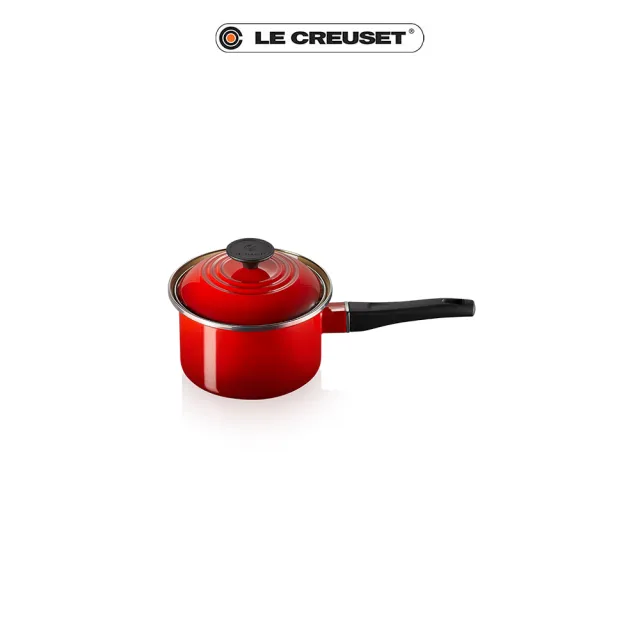 【Le Creuset】琺瑯醬汁鍋14cm(櫻桃紅)
