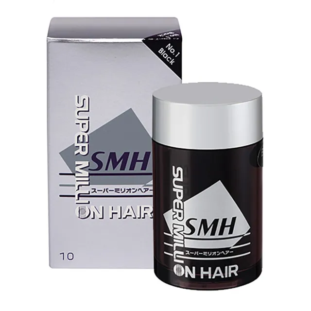 【Super Million Hair總代理】SMH絲密赫 髮纖維10g_黑/深棕/淺棕/灰(日本進口/修飾稀疏髮絲)