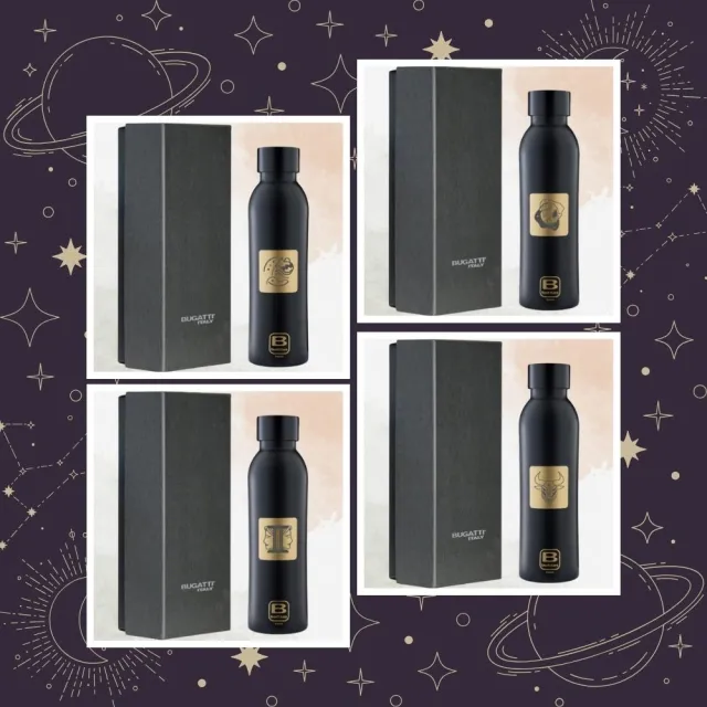 【Bugatti 布加迪】義大利金典12星座保溫瓶禮盒500ml(316醫療級不鏽鋼/送禮首選)