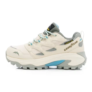 【GOODYEAR 固特異】薩帕-透濕防水戶外鞋/女鞋 橡膠大底 防撞鞋頭 米白(GAWO52408)