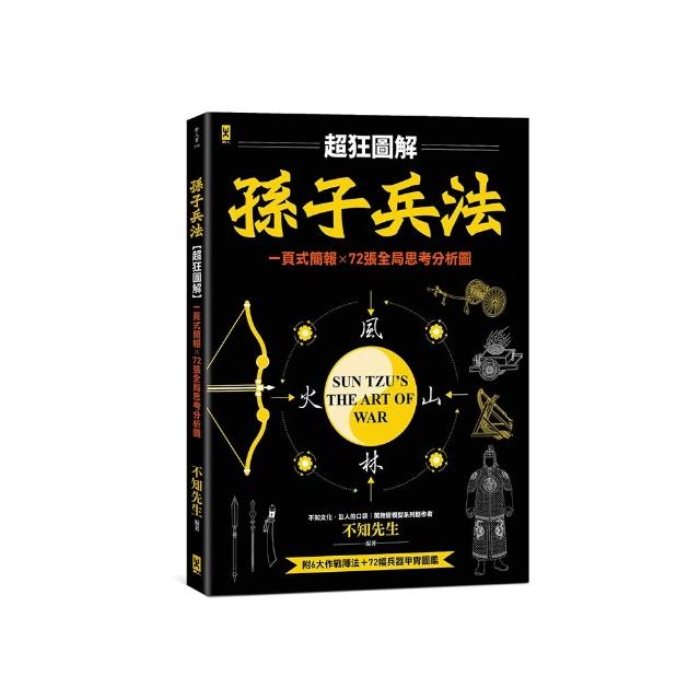 孫子兵法【超狂圖解】：一頁式簡報╳全局思考分析圖（附．作戰陣法&兵器甲胄圖鑑）