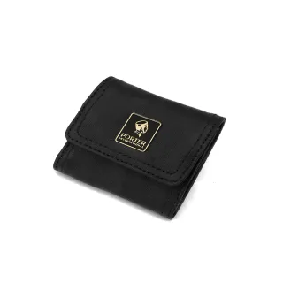 【PORTER INTERNATIONAL】交換禮物 復古品味MORI零錢包(黑)