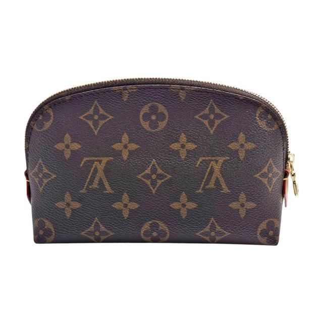 【Louis Vuitton 路易威登】M47515  經典Monogram帆布塗層拉鍊化妝包