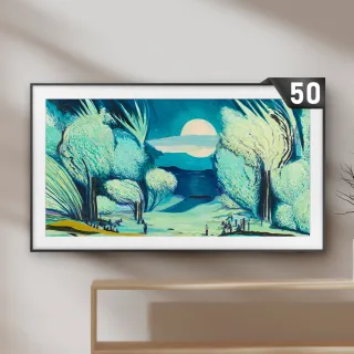【Samsung 三星】50型 4K Frame畫框美學顯示器 50LS03F 壁掛安裝(QA50LS03FAXXZW)