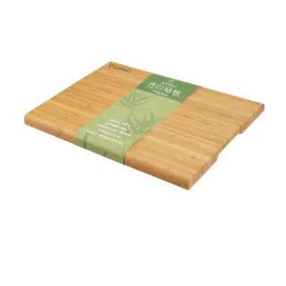 【Buffalo 牛頭牌】竹木止滑抗菌砧板-中(防滑/堅硬/耐磨/抗菌/不易掉屑)