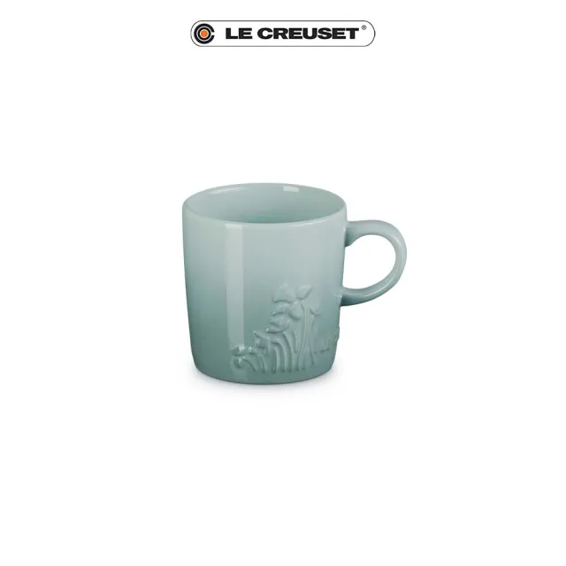 【Le Creuset】春日花園系列瓷器英式馬克杯350ml(洋甘菊/蛋白霜/海洋之花 3色選一)
