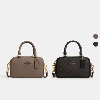 【COACH】蔻馳官方直營 SATCHEL經典Logo斜背包 手提包 小廢包-多色可選(CT776)