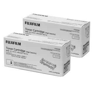 【FUJIFILM 富士軟片】二入組★CT202330 原廠原裝 高容量黑色碳粉匣組(2600張x2/黑白225系列)