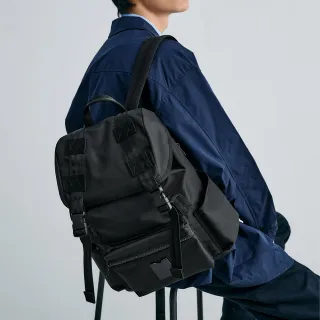 【PORTER INTERNATIONAL】經典復古LUXY後背包(黑)