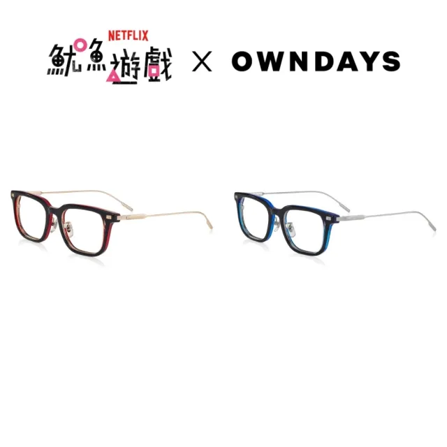 【OWNDAYS】Squit Game魷魚遊戲系列限定款(SG2003G-5S圈叉遊戲)