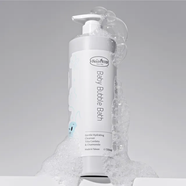 【Baan 貝恩】嬰兒泡泡香浴露 500ml 二入組