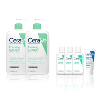 【CeraVe 適樂膚】大容量雙入組★溫和泡沫潔膚露 562ml_A(泡沫質地)