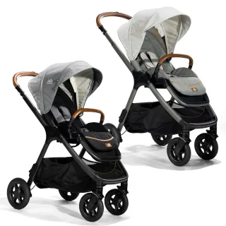 【Joie官方旗艦】finiti 豪華三合一推車/嬰兒推車-附置杯架+側肩包(2色選擇)