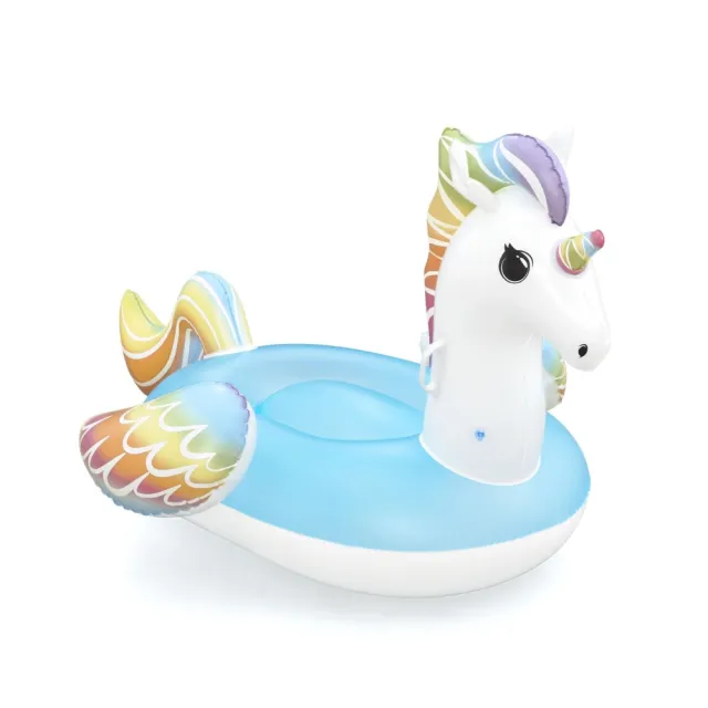 【BESTWAY】彩虹獨角獸漂浮坐騎_3歲以上(浮具)