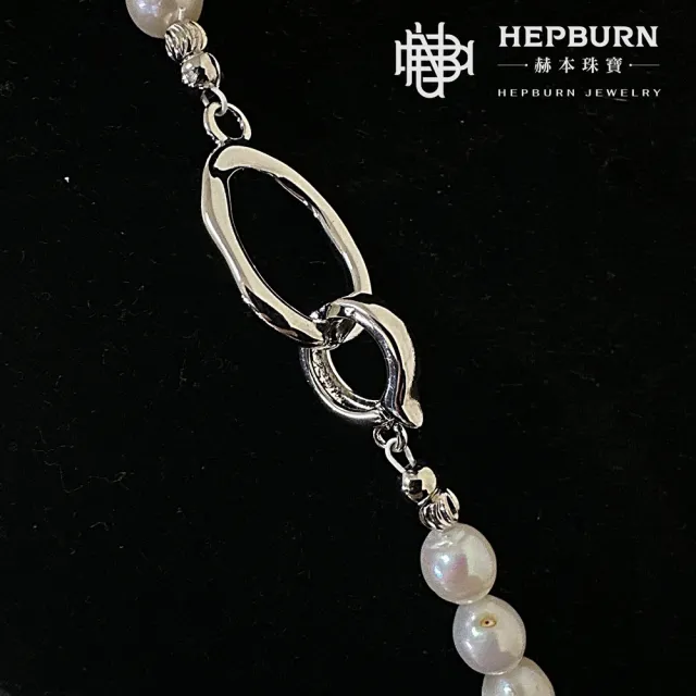 【赫本珠寶】($5280)設計款花團錦簇天然珍珠項鍊毛衣練