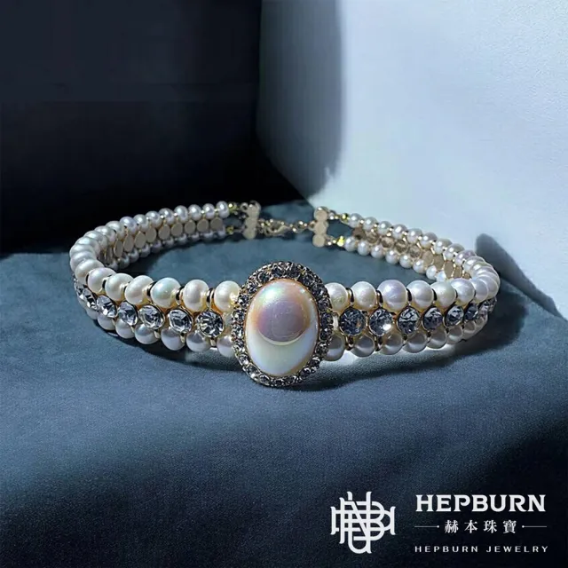 【赫本珠寶】($5980)復古風雙層無核極光白色珍珠項鍊