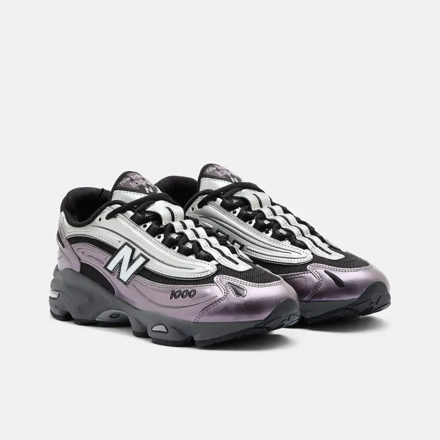 【NEW BALANCE】1000 男女 運動休閒鞋 復古鞋 緩震 穿搭 金屬紫 銀黑紫(M1000EGY)